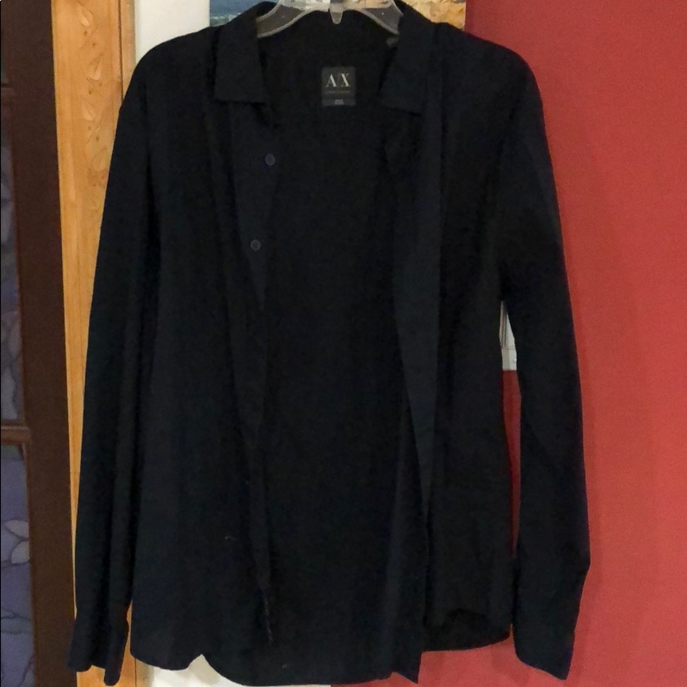 Armani exchange button up